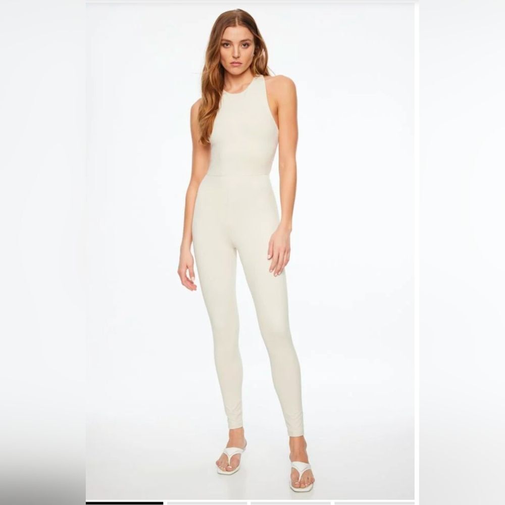 Dynamite/Cross Open Back Jumpsuit Sz S